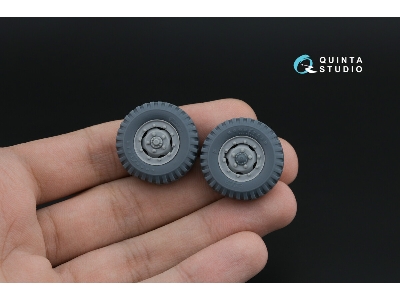 Dodge Wc Family - 3-d Printed Tyre Set (For Zvezda Kits) - image 4