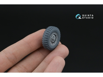 Dodge Wc Family - 3-d Printed Tyre Set (For Zvezda Kits) - image 5