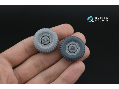 Dodge Wc Family - 3-d Printed Tyre Set (For Zvezda Kits) - image 6