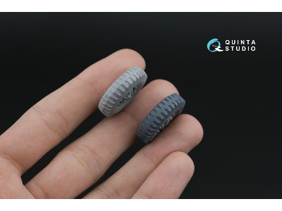 Dodge Wc Family - 3-d Printed Tyre Set (For Zvezda Kits) - image 7