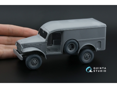 Dodge Wc Family - 3-d Printed Tyre Set (For Zvezda Kits) - image 8