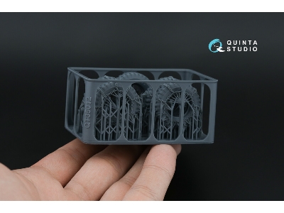 Dodge Wc Family - 3-d Printed Tyre Set With Chains (For Zvezda Kits) - image 2