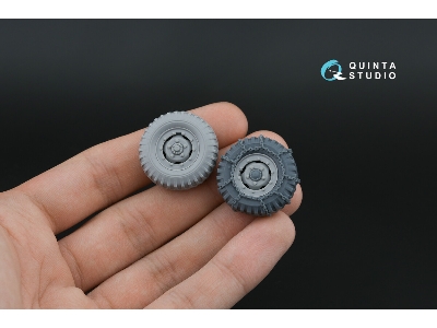 Dodge Wc Family - 3-d Printed Tyre Set With Chains (For Zvezda Kits) - image 6