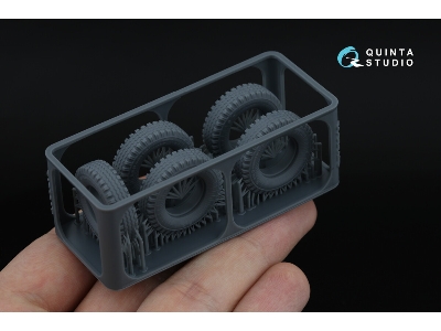 Uaz-469 Family - 3-d Printed Tyre Set (For All Kits) - image 8