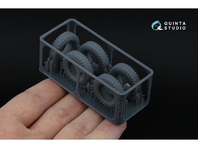 Uaz-469 Family - 3-d Printed Tyre Set (For All Kits) - image 9