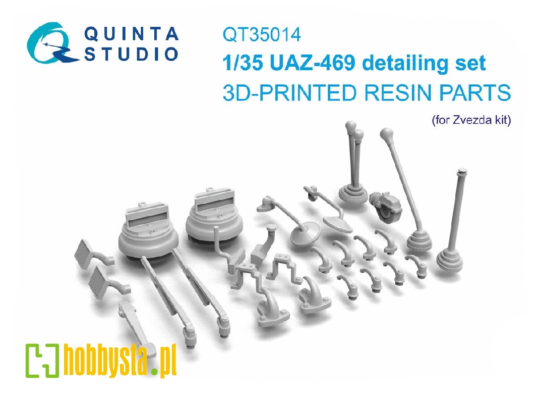 Uaz-469 - 3-d Printed Detailing Set (For All Kits) - image 1 Uaz-469 - 3-d Printed Detailing Set (For All Kits) - image 1