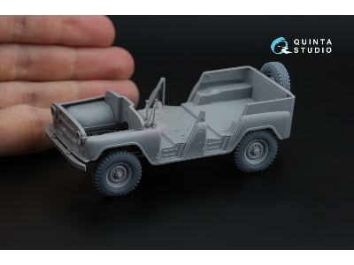 Uaz-469 - 3-d Printed Tyre Set (For Zvezda Kits) - image 3