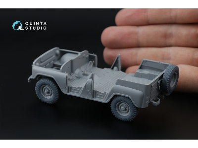 Uaz-469 - 3-d Printed Tyre Set (For Zvezda Kits) - image 4
