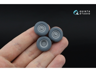 Uaz-469 - 3-d Printed Tyre Set (For Zvezda Kits) - image 8