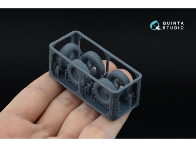 Uaz-469 - 3-d Printed Tyre Set (For Zvezda Kits) - image 10