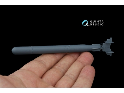 Italian Wwii Aircraft Torpedo F200-450 (3d-printed / For All Kits) - image 5