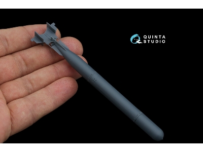 Italian Wwii Aircraft Torpedo F200-450 (3d-printed / For All Kits) - image 6