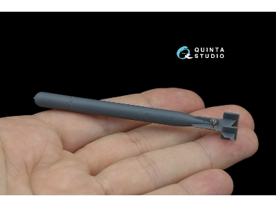 Italian Wwii Aircraft Torpedo F200-450 (3d-printed / For All Kits) - image 6