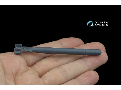 Italian Wwii Aircraft Torpedo F200-450 (3d-printed / For All Kits) - image 7