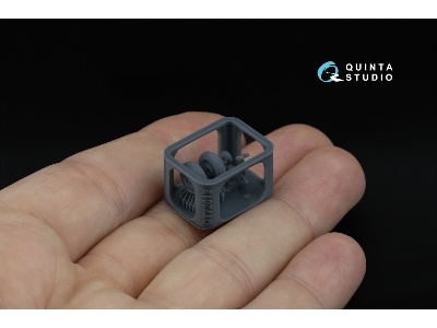 Yakovlev Yak-1 / Yak-3 - 3d-printed Weighted Wheels (For Zvezda Kits) - image 2