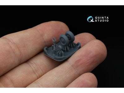 Yakovlev Yak-1 / Yak-3 - 3d-printed Weighted Wheels (For Zvezda Kits) - image 3
