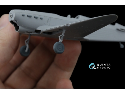 Yakovlev Yak-1 / Yak-3 - 3d-printed Weighted Wheels (For Zvezda Kits) - image 5