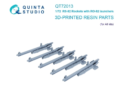 Rs-82 Rockets With Ro-82 Launchers - 10 Pcs (3d-printed / For All Kits) - image 1