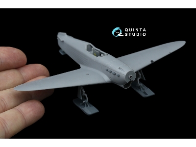Yakovlev Yak-1 - 3d-printed Ski Landing Gear (For Zvezda Kits) - image 5