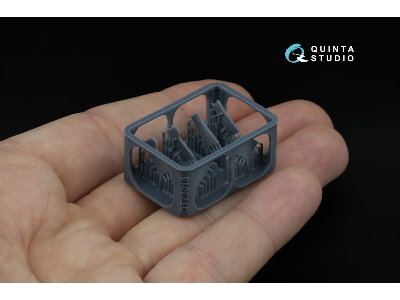 Yakovlev Yak-1 - 3d-printed Undercarriage Covers (For Zvezda Kits) - image 2
