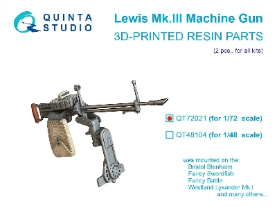 Lewis Mk.Iii Machine Gun (2 Pcs / For All Kits) - image 1