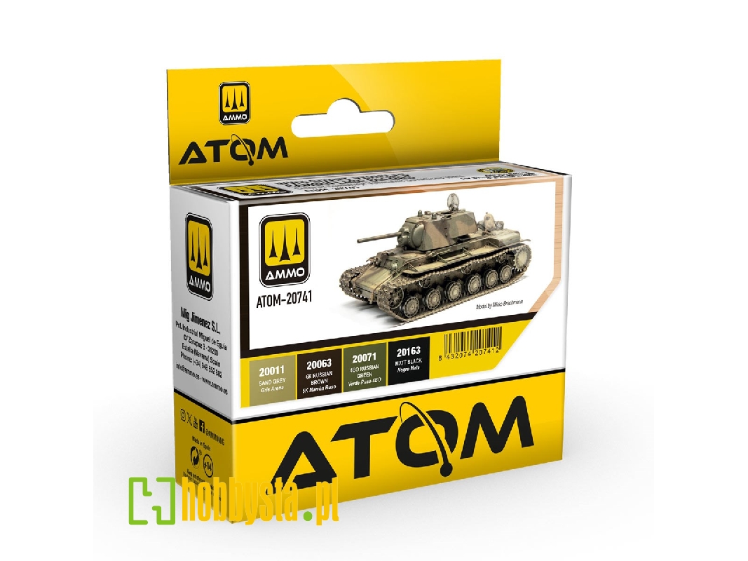 Atom-20741 Wwii Soviet Vehicles Camouflage Col - image 1 Atom-20741 Wwii Soviet Vehicles Camouflage Col - image 1