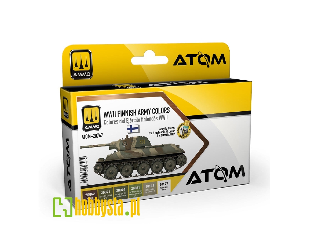 Atom-20747 Wwii Finnish Army Colors Set - image 1 Atom-20747 Wwii Finnish Army Colors Set - image 1