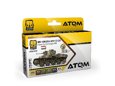 Atom-20749 Wwii Hungarian Army Colors Set - image 1
