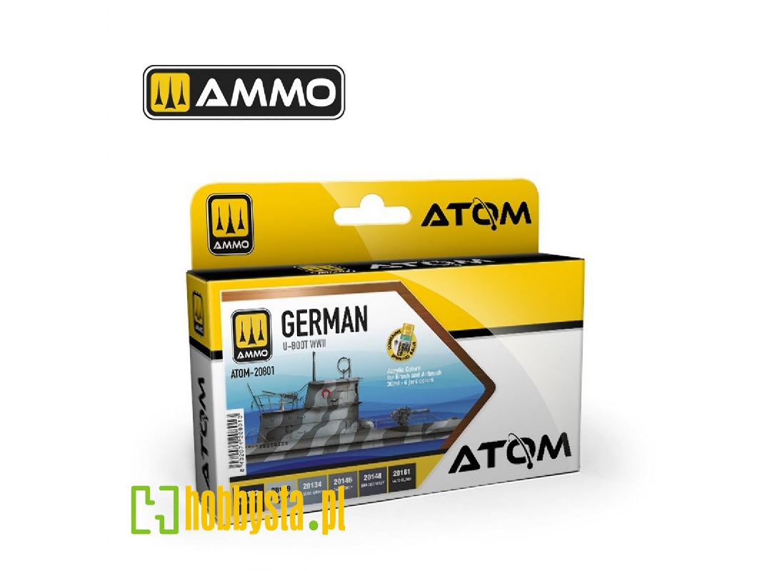 Atom-20801 German U-boot Wwii Set - image 1 Atom-20801 German U-boot Wwii Set - image 1