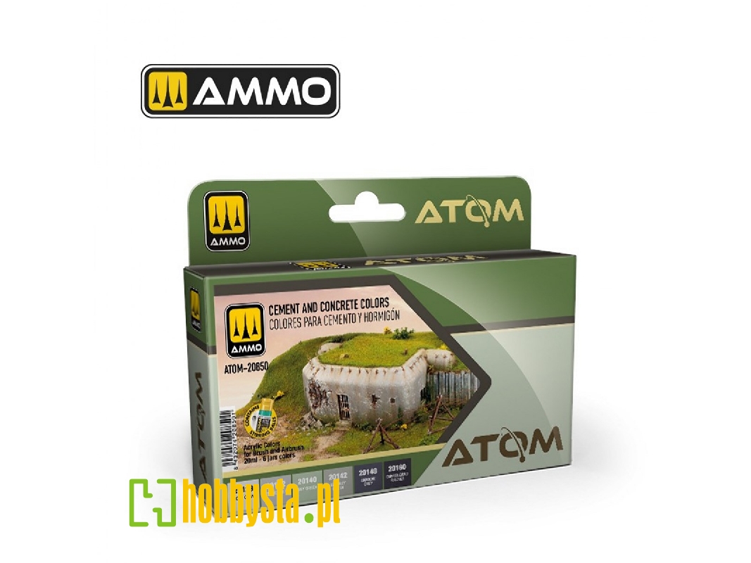 Atom-20850 Cement And Concrete Colors Set - image 1 Atom-20850 Cement And Concrete Colors Set - image 1
