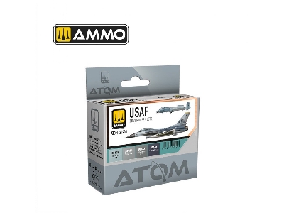 Atom-20900 Usaf Colors Grey Modern Jets Set - image 1