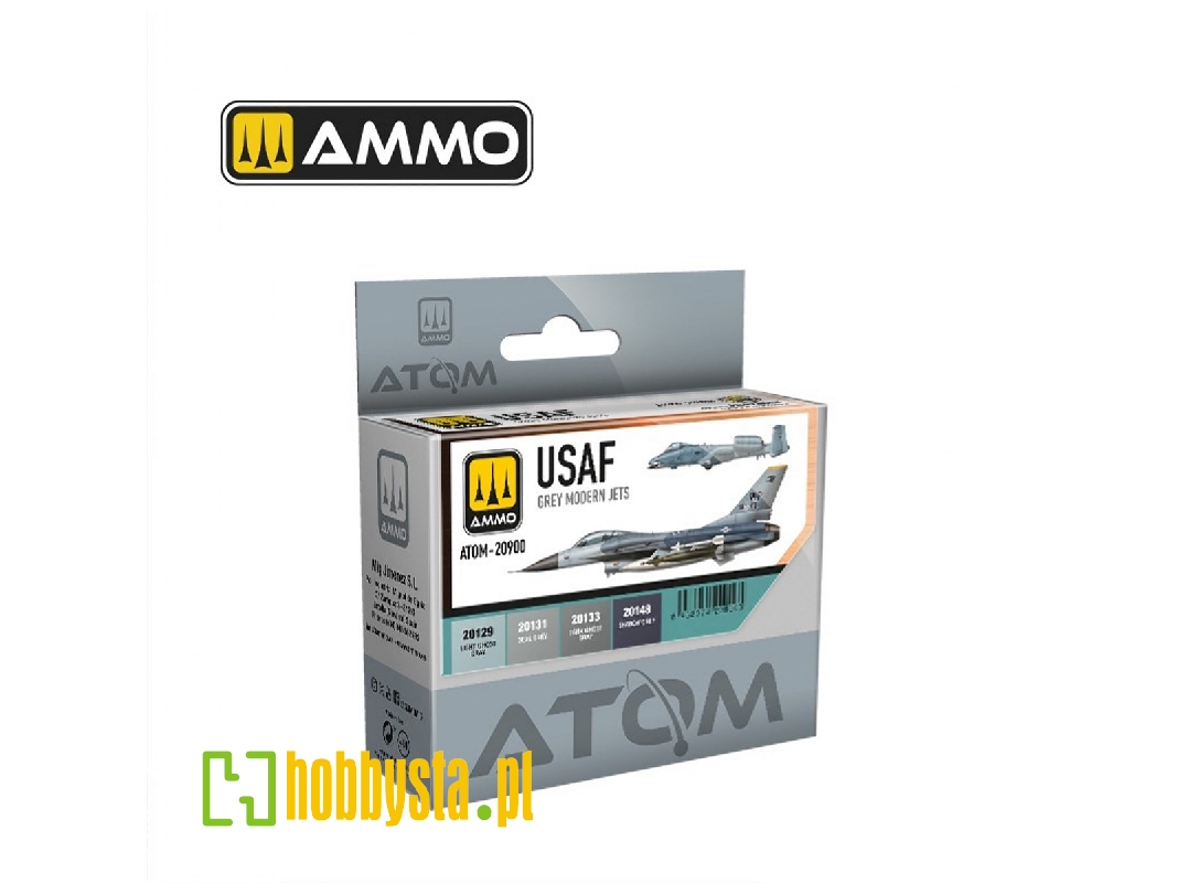Atom-20900 Usaf Colors Grey Modern Jets Set - image 1 Atom-20900 Usaf Colors Grey Modern Jets Set - image 1