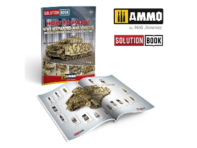 Solution Book 21 - How To Paint Wwii German Mid-war Vehicles - Multilingual Book - image 2