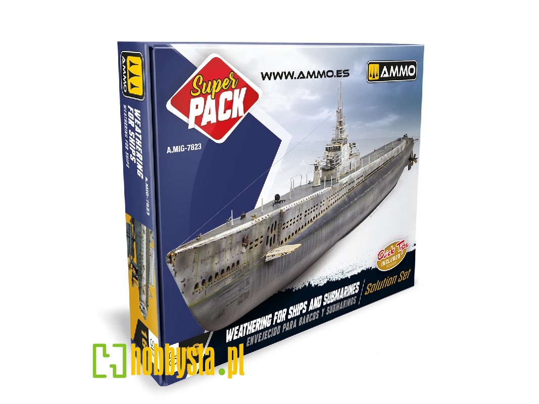 A.Mig 7823 Super Pack - Weathering For Ships And Submarines - image 1 A.Mig 7823 Super Pack - Weathering For Ships And Submarines - image 1