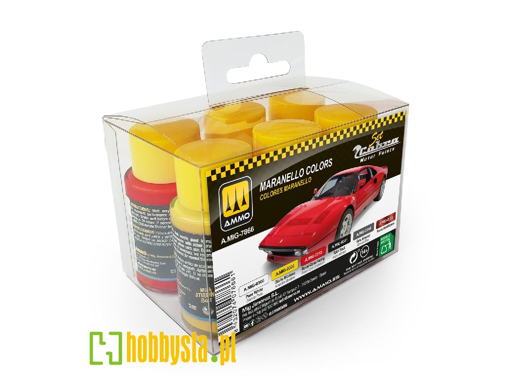 A.Mig 7866 Cobra Motor Maranello Colors Set - image 1 A.Mig 7866 Cobra Motor Maranello Colors Set - image 1