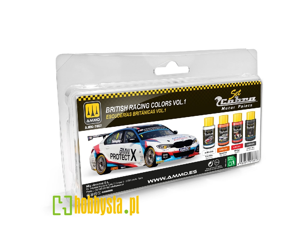 A.Mig 7867 Cobra Motor British Racing Colors Vol.1 Set - image 1 A.Mig 7867 Cobra Motor British Racing Colors Vol.1 Set - image 1
