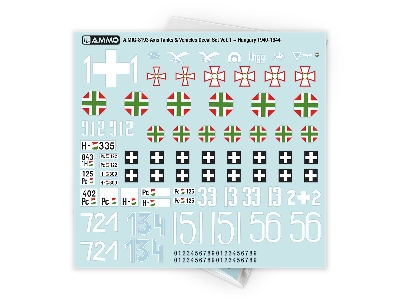 Axis Tanks & Vehicles Decal Set Vol. 1 - Hungary 1940-1944 - image 1