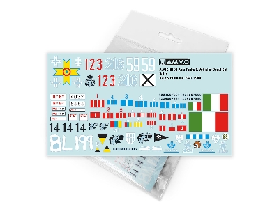 Axis Tanks & Vehicles Decal Set Vol. 4 - Italy & Romania 1941-1944 - image 1