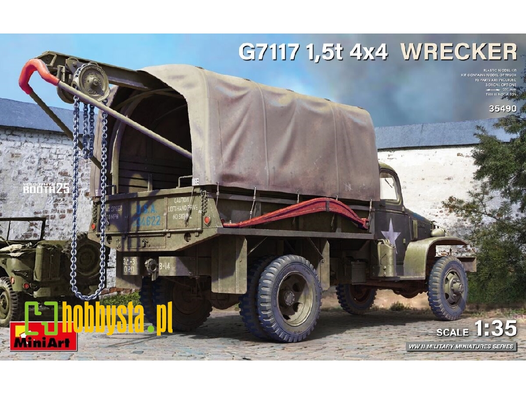 G7117 1,5t 4x4 Wrecker - image 1 G7117 1,5t 4x4 Wrecker - image 1