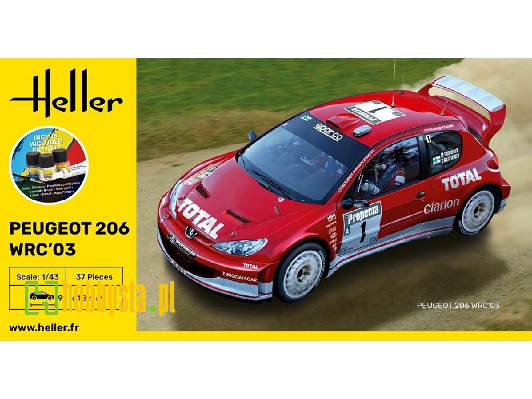 Peugeot 206 Wrc'03 - Starter Kit - image 1 Peugeot 206 Wrc'03 - Starter Kit - image 1