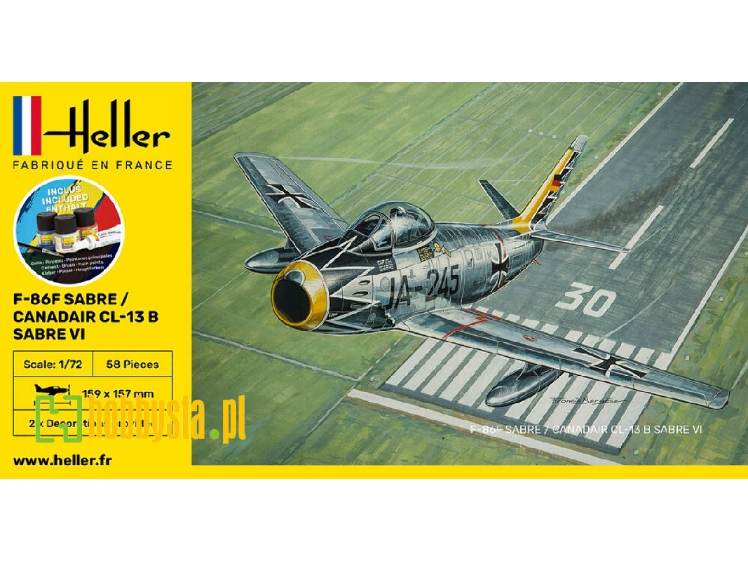 F-86f Sabre / Canadair Cl-13 B Sabre Vi - Starter Kit - image 1 F-86f Sabre / Canadair Cl-13 B Sabre Vi - Starter Kit - image 1