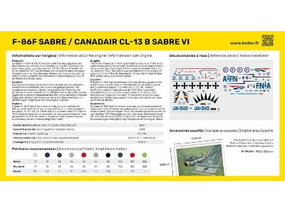 F-86f Sabre / Canadair Cl-13 B Sabre Vi - Starter Kit - image 2