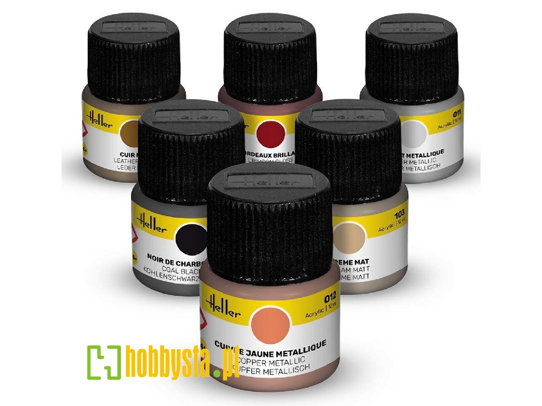 Oldtimer - Acrylic Colour Set 6x12ml And Brush - image 1 Oldtimer - Acrylic Colour Set 6x12ml And Brush - image 1