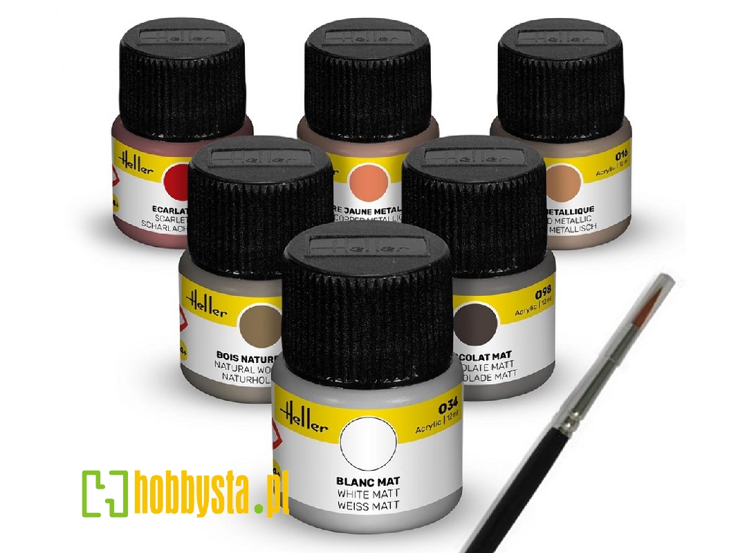 Sailing Ships - Acrylic Colour Set 6x12ml And Brush - image 1 Sailing Ships - Acrylic Colour Set 6x12ml And Brush - image 1