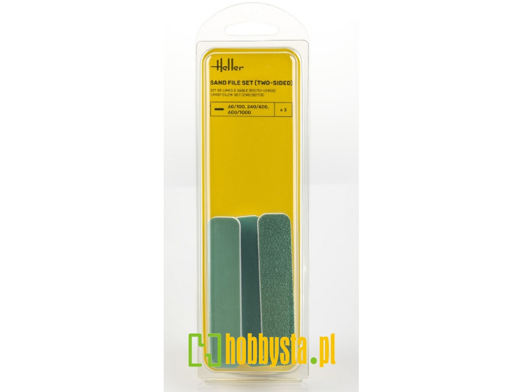Sand File Set (Two-sided / 3 Pieces) - image 1