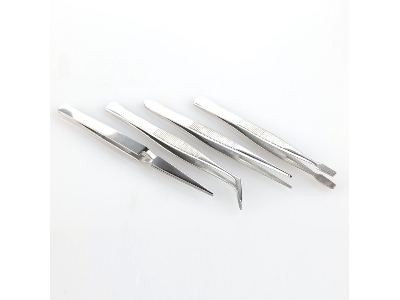Tweezers Set (4 Pcs) - image 1