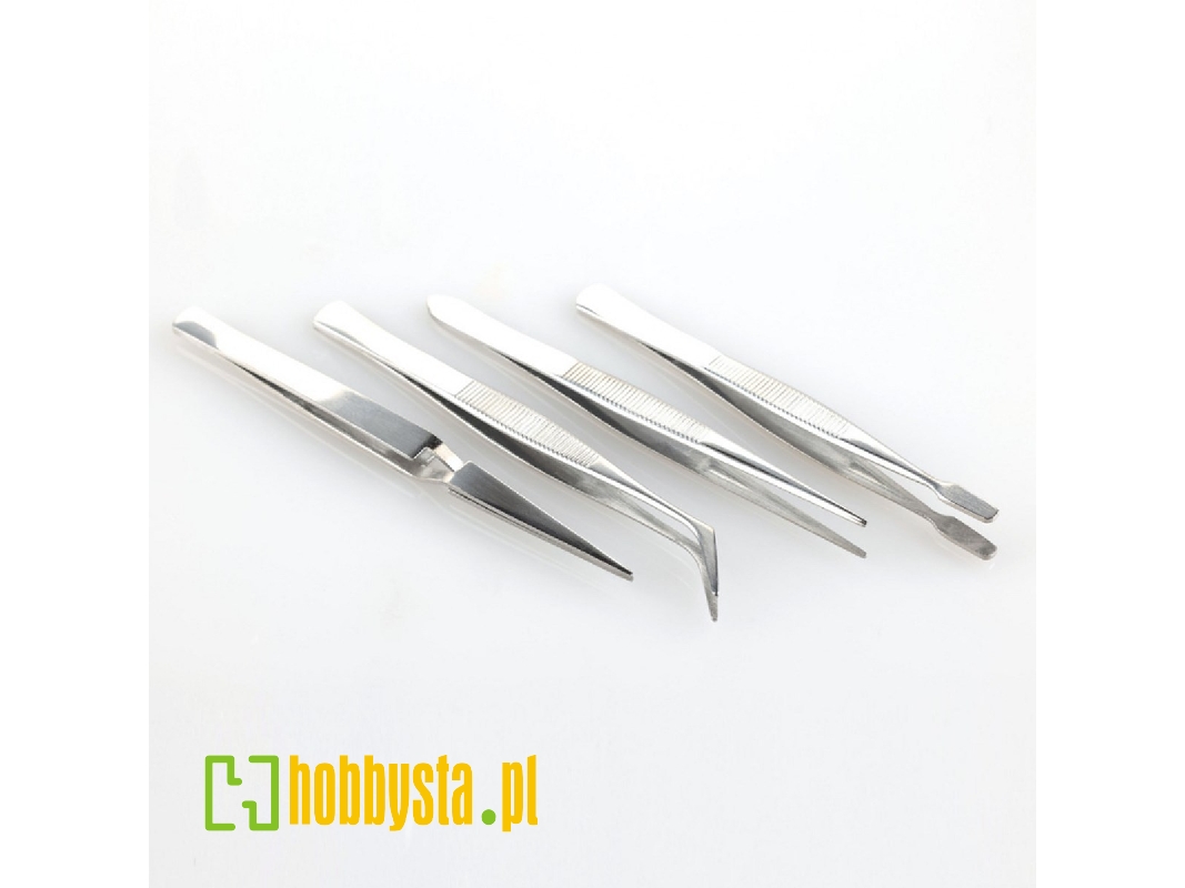 Tweezers Set (4 Pcs) - image 1 Tweezers Set (4 Pcs) - image 1