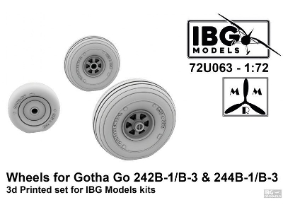 Wheels For Gotha Go 242b-1/B-3 & 244b-1/B-3 - image 1