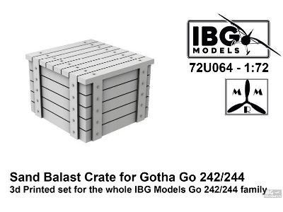 Sand Balast Crate For Gotha Go 242/244 - image 1