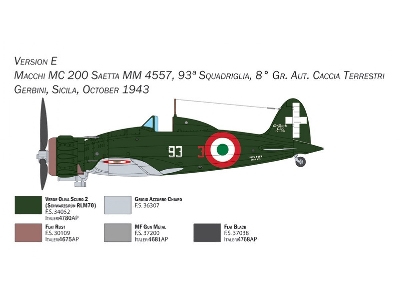 Macchi C.200 Serie XXI-XXII - NO DECALS - image 8